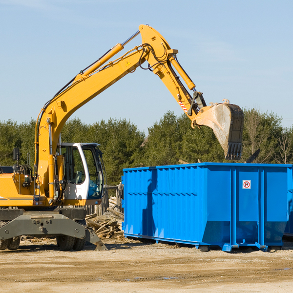 is there a minimum or maximum amount of waste i can put in a residential dumpster in East Huntingdon